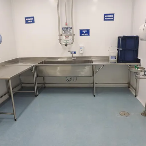 Bancada Inox Hospitalar