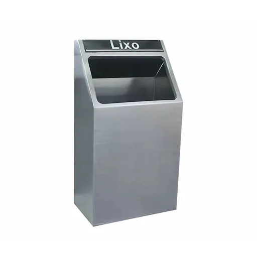 Lixeira inox